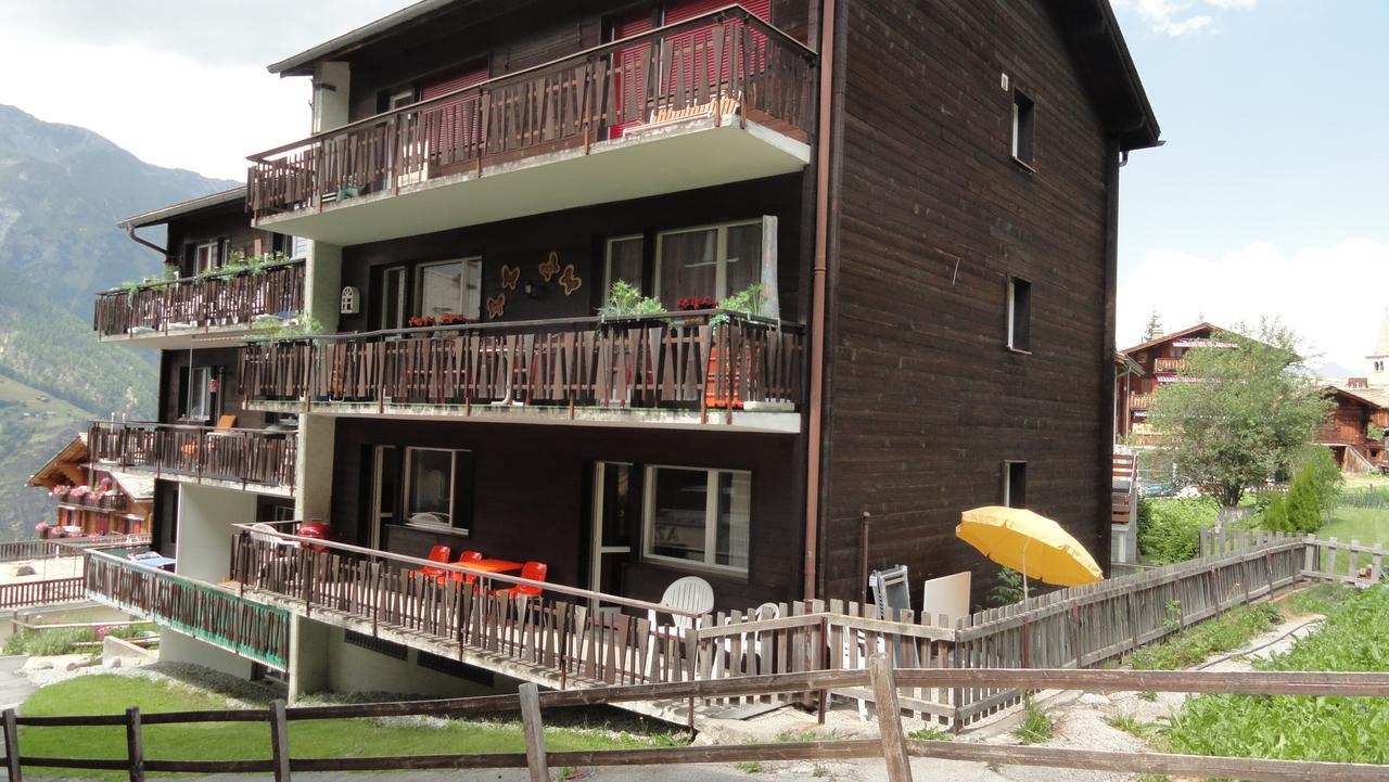 Appartamento Haus Silberblick Anrig Grächen Esterno foto