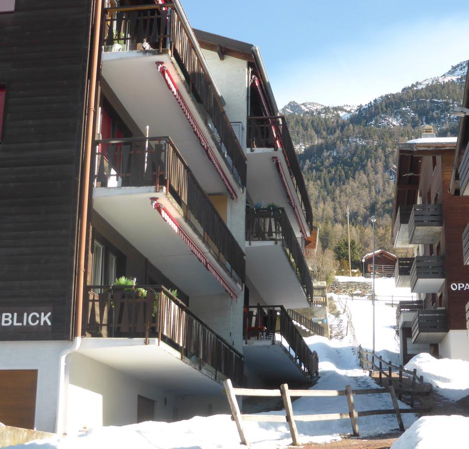 Appartamento Haus Silberblick Anrig Grächen Esterno foto